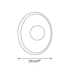 Petra Orbit Glass Wall Lamp — product view 5