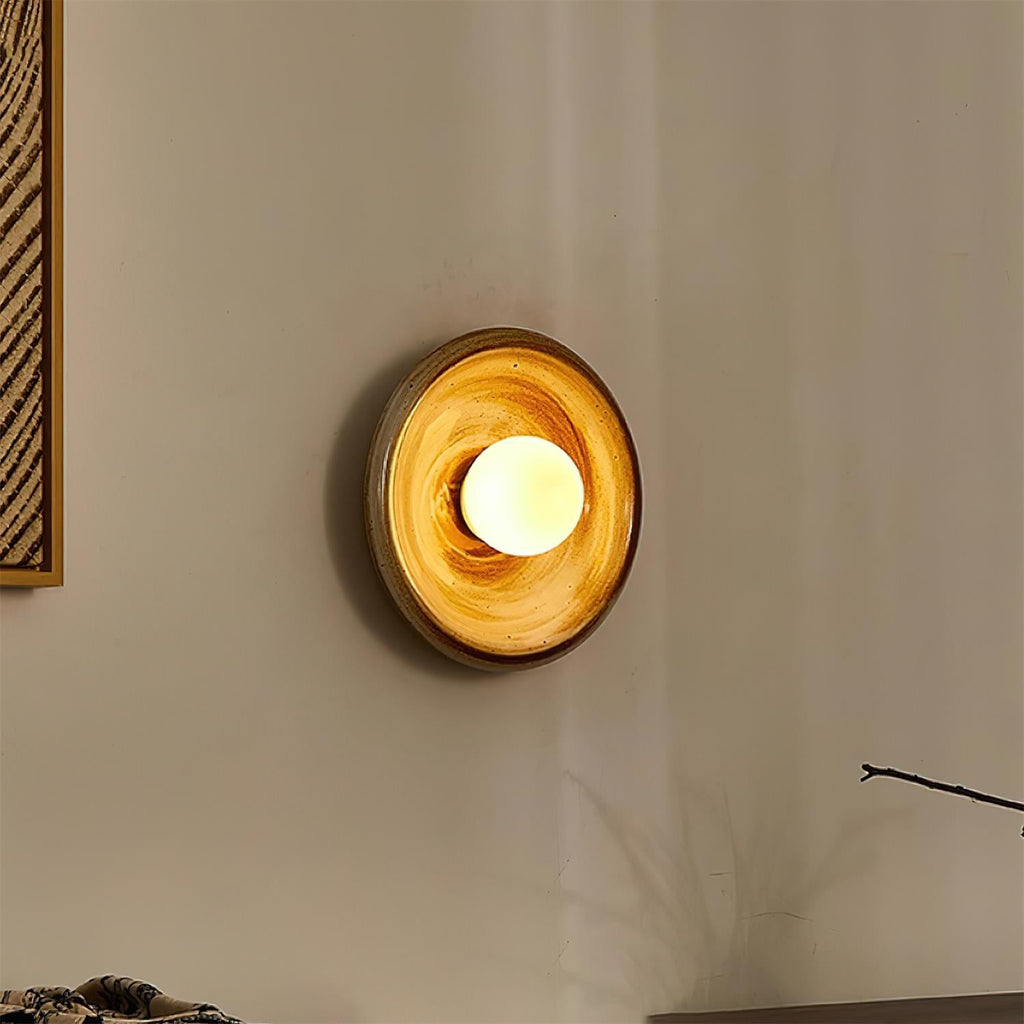 Petra Orbit Glass Wall Lamp — product view 6