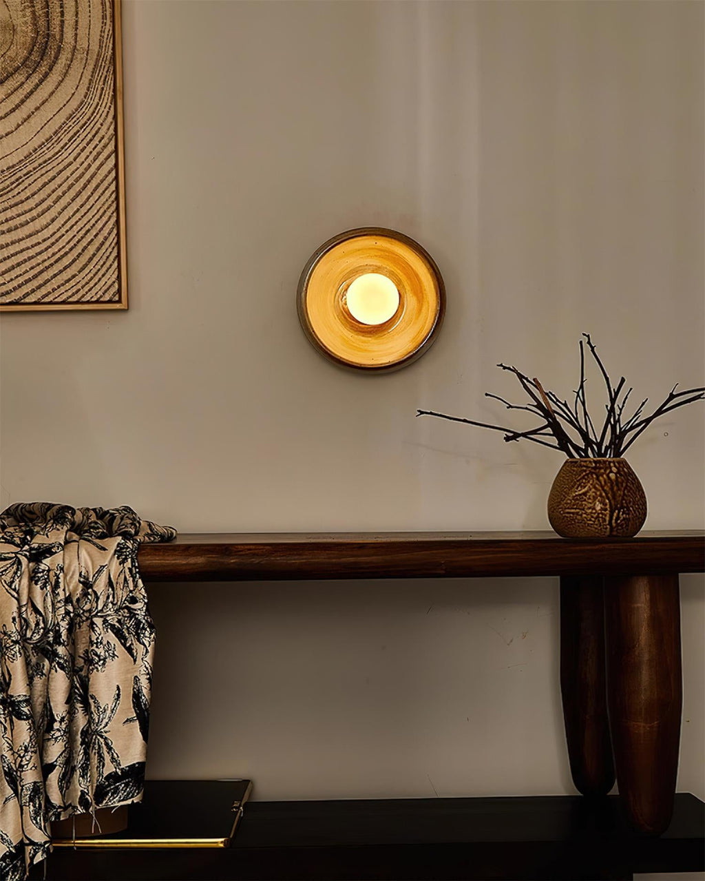 Petra Orbit Glass Wall Lamp — product view 7