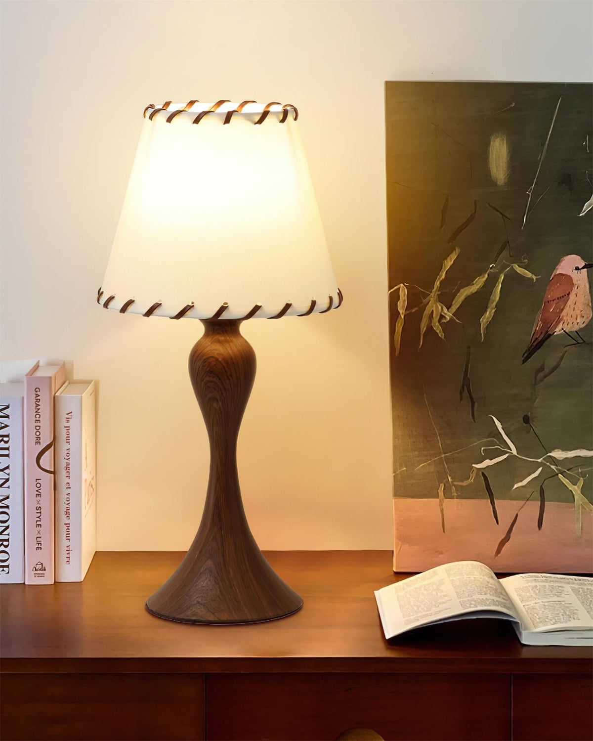 Nala Wood Table Lamp — product view 3