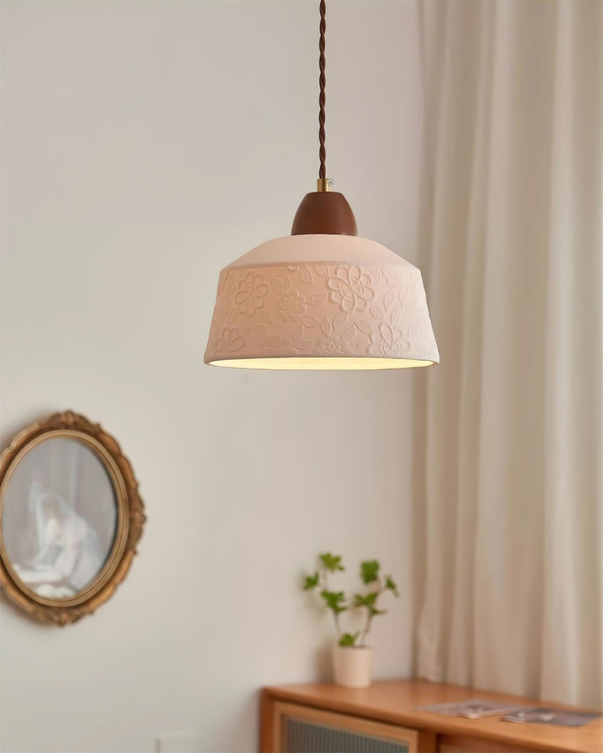 Liberte Wood Pendant Lamp — product view 3