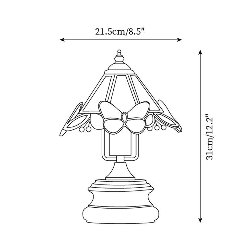 Pink Milly Glass Table Lamp — product view 5