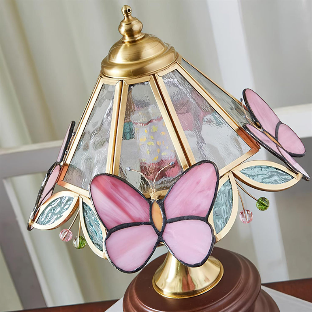 Pink Milly Glass Table Lamp — product view 9