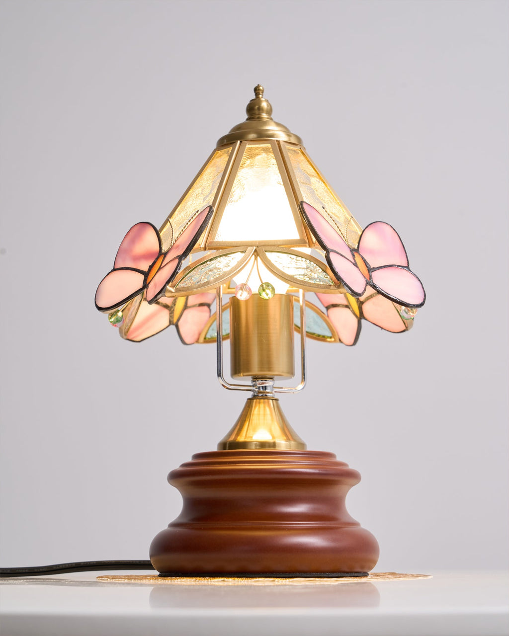 Pink Milly Glass Table Lamp — product view 11