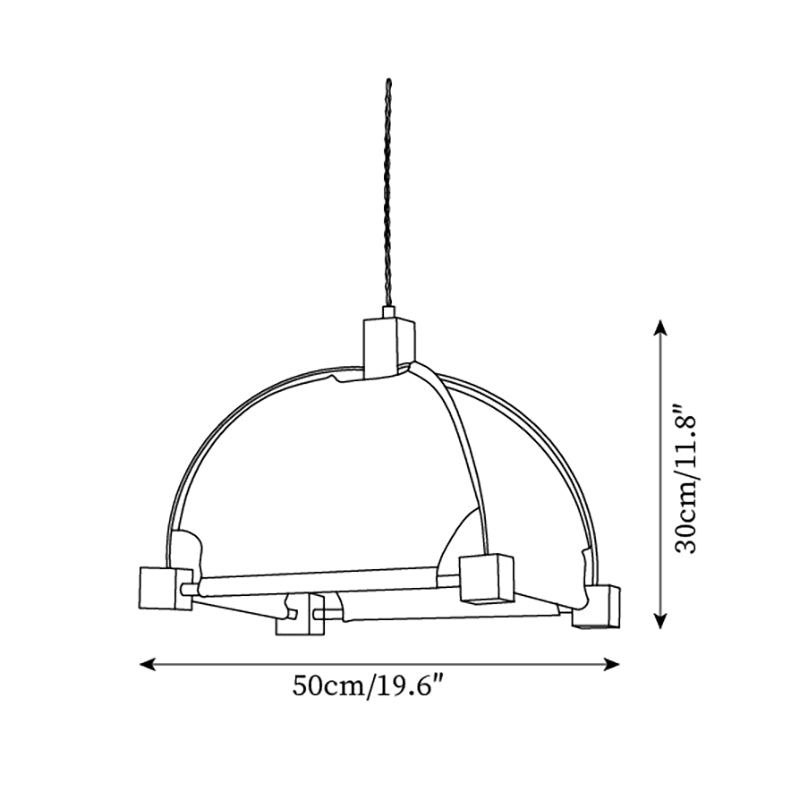 Alegria Wood Pendant Lamp — product view 5