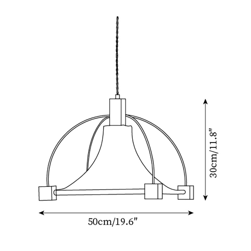 Alegria Wood Pendant Lamp — product view 6