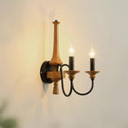 Gracie Candle Wood Wall Light — product view 2