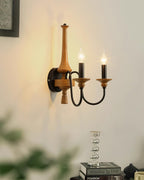 Gracie Candle Wood Wall Light — product view 3