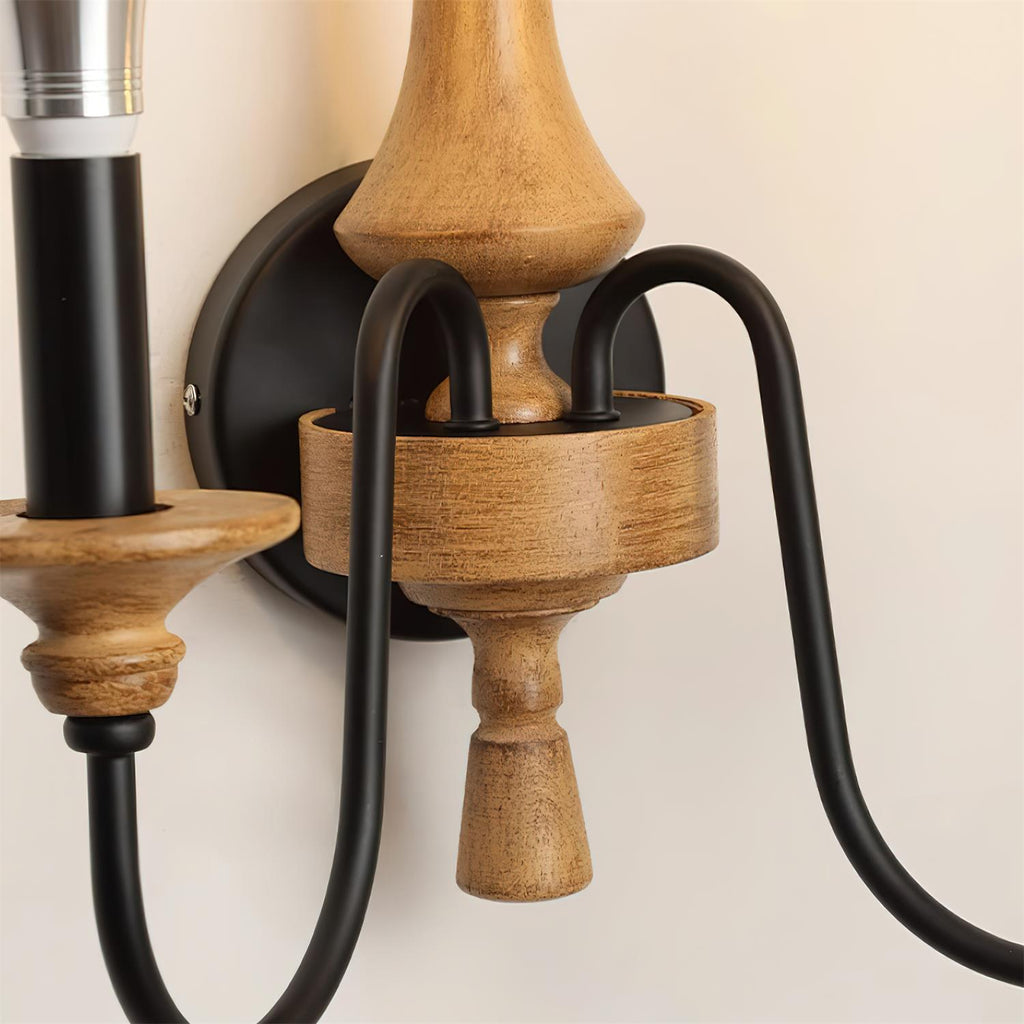 Gracie Candle Wood Wall Light — product view 10