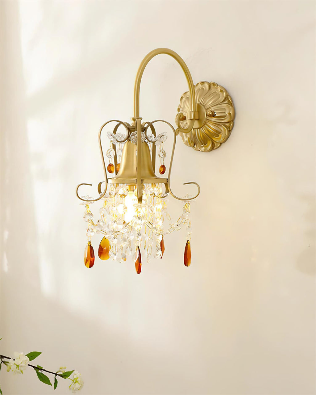 Kaitlyn Crystal Wall Light — product view 6