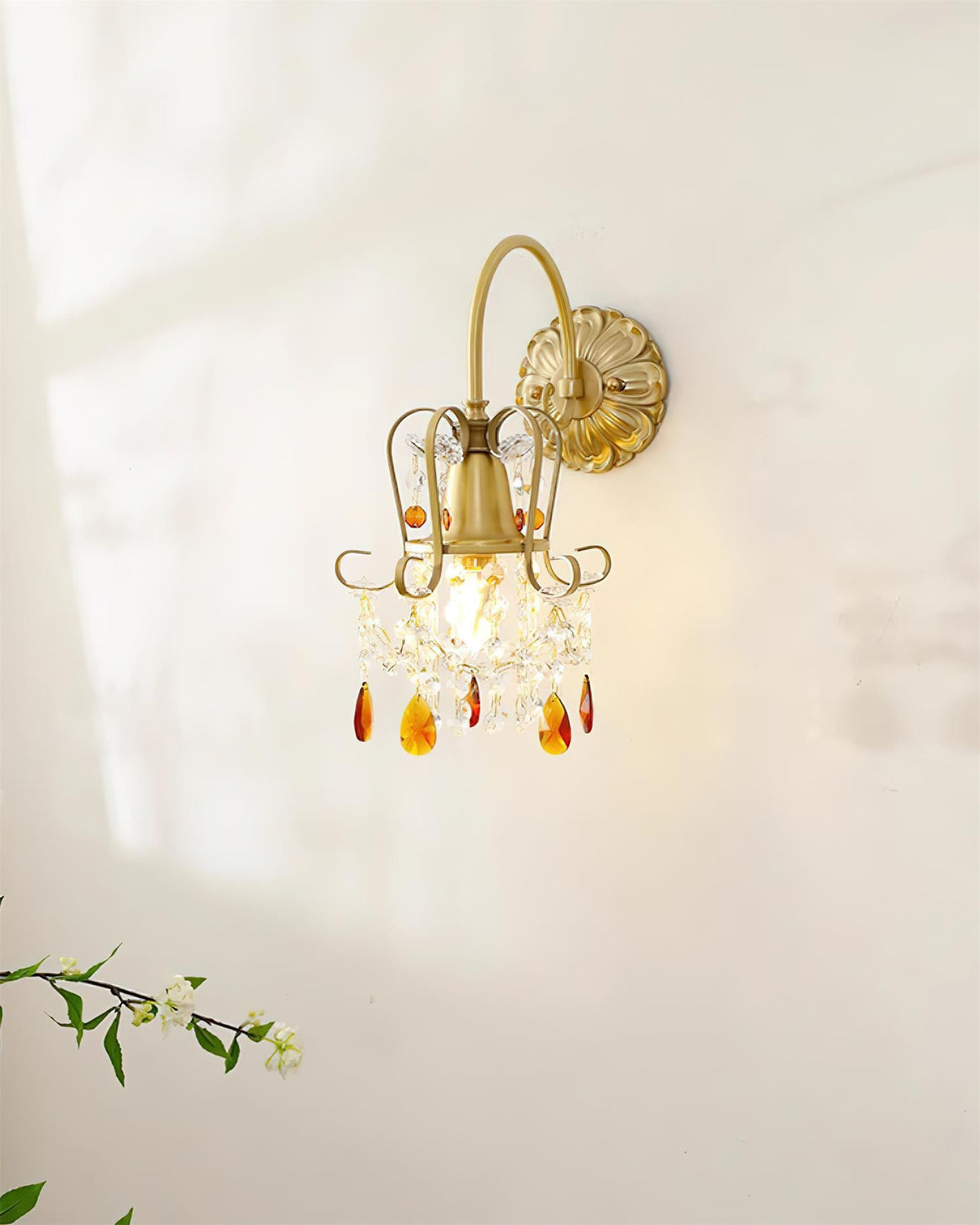 Kaitlyn Crystal Wall Light — product view 8