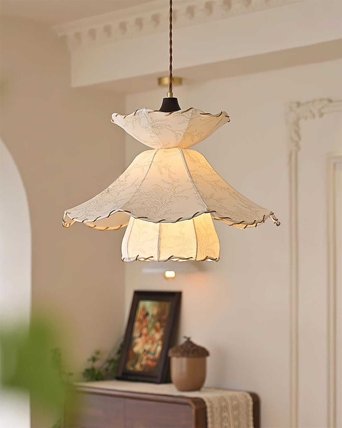 Helia Fabric Pendant Lamp — product view 3