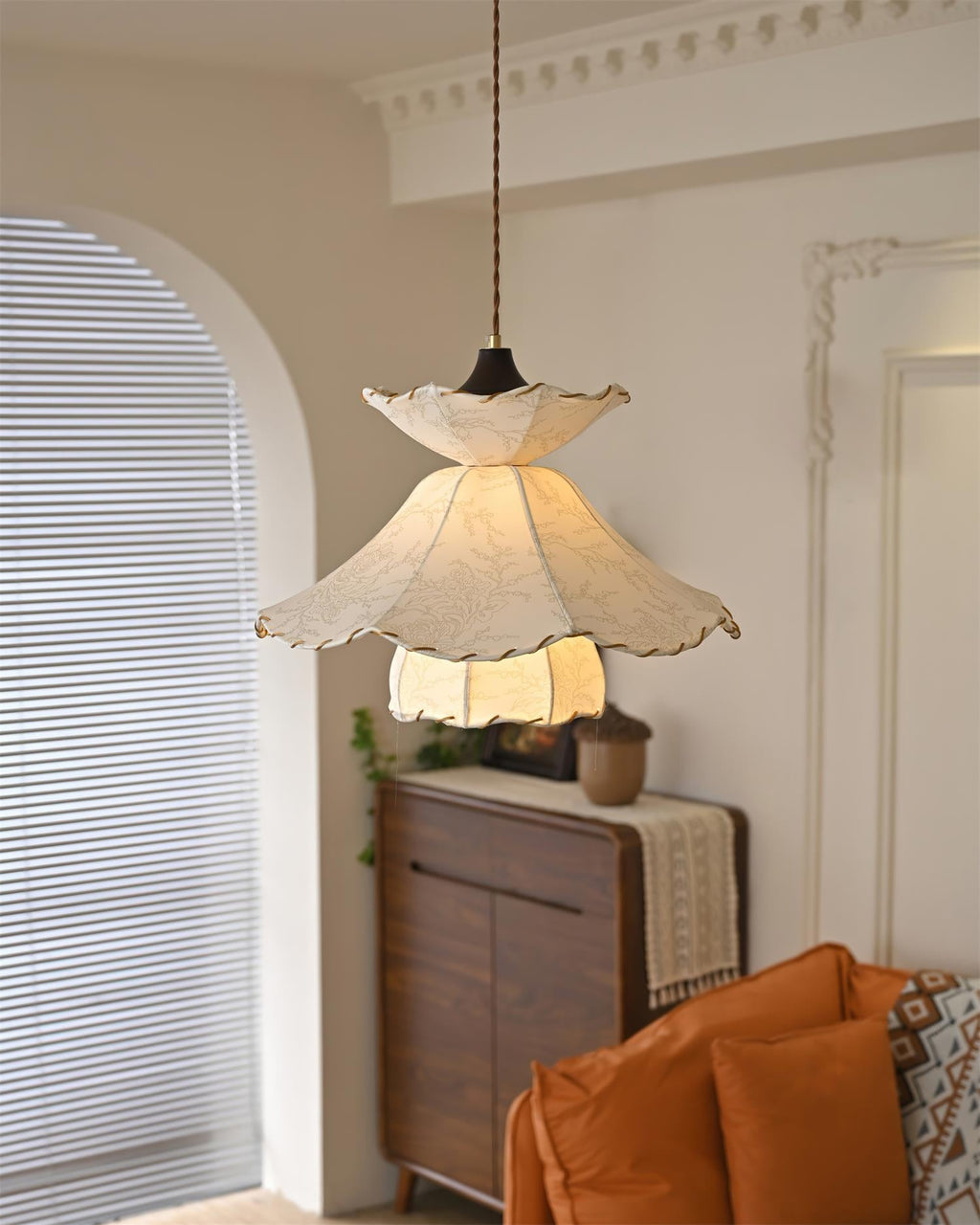 Helia Fabric Pendant Lamp — product view 4