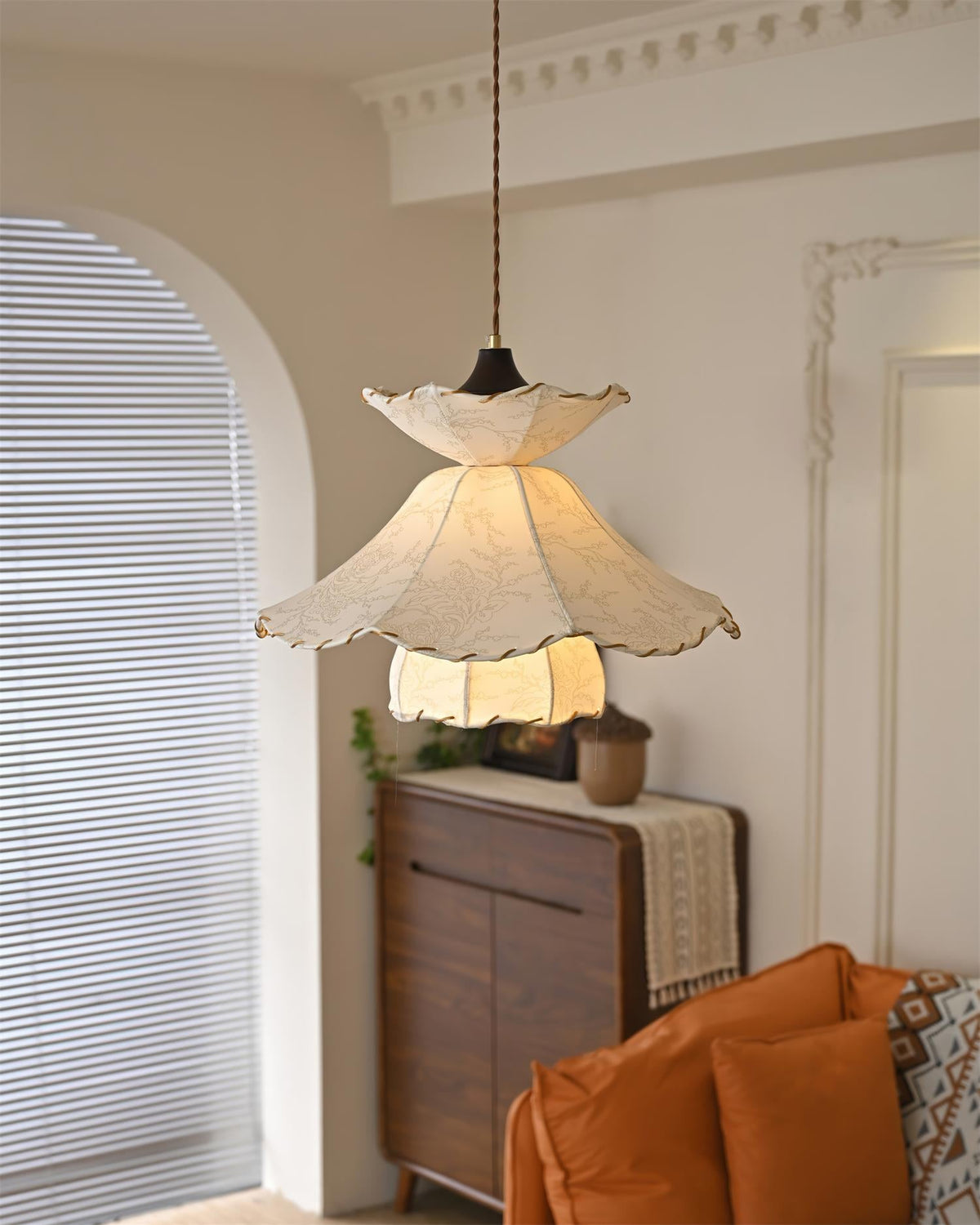 Helia Fabric Pendant Lamp — product view 4