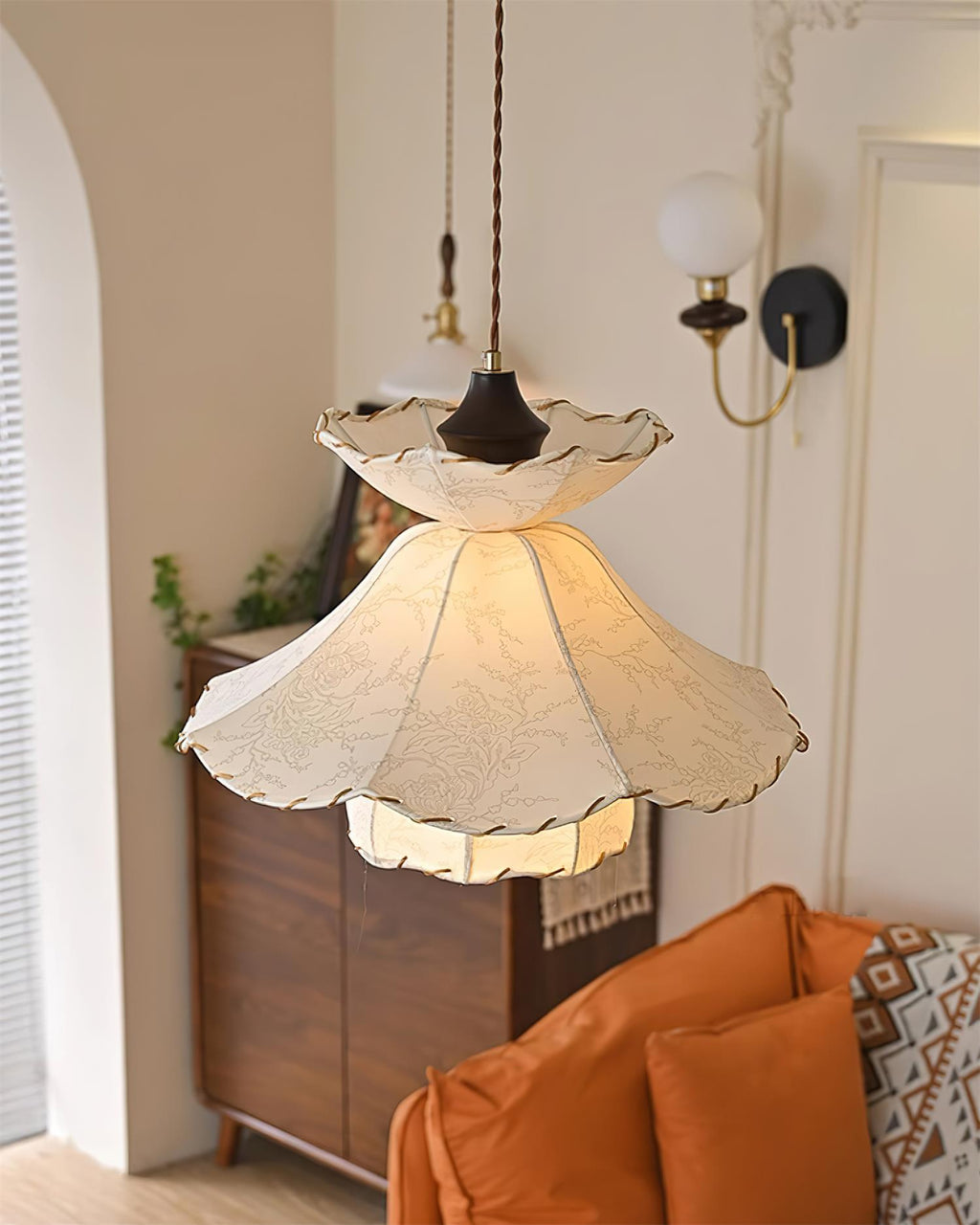 Helia Fabric Pendant Lamp — product view 6