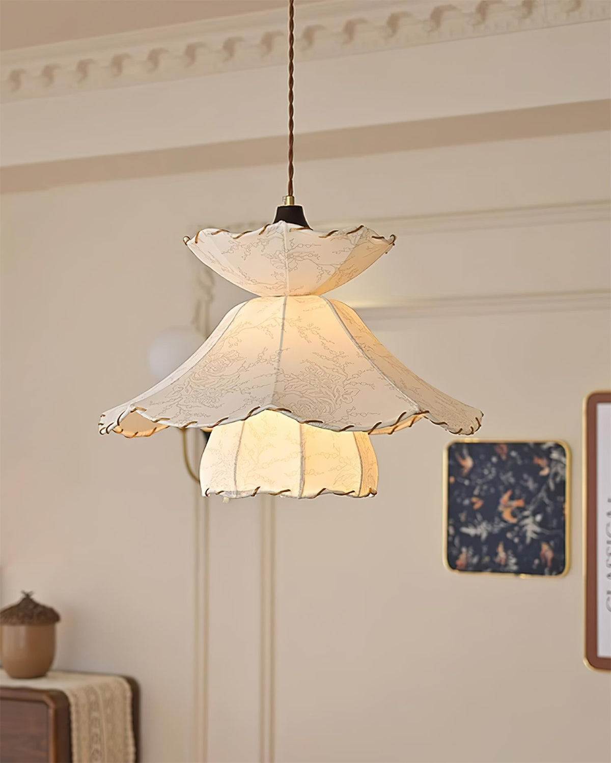 Helia Fabric Pendant Lamp — product view 7