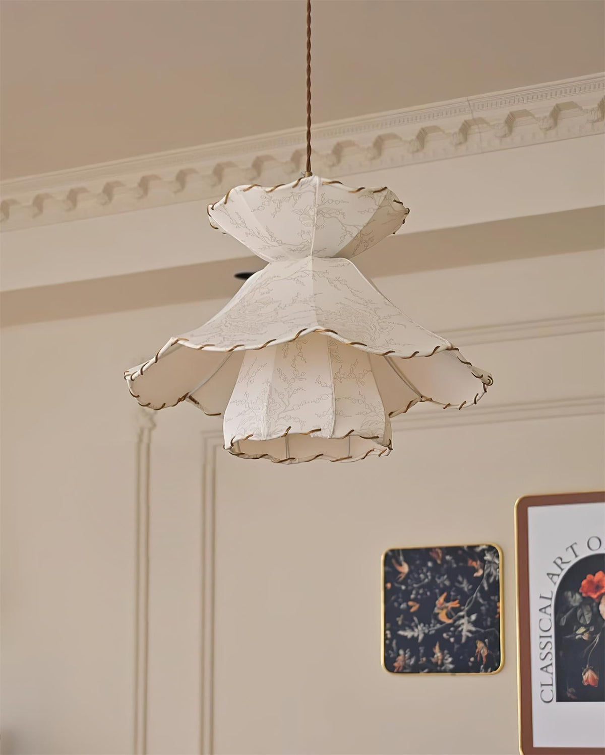 Helia Fabric Pendant Lamp — product view 9