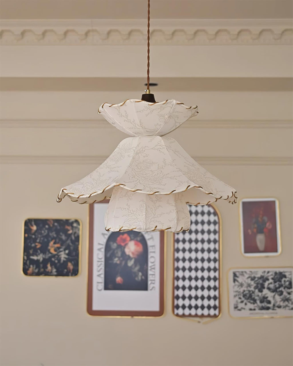 Helia Fabric Pendant Lamp — product view 12