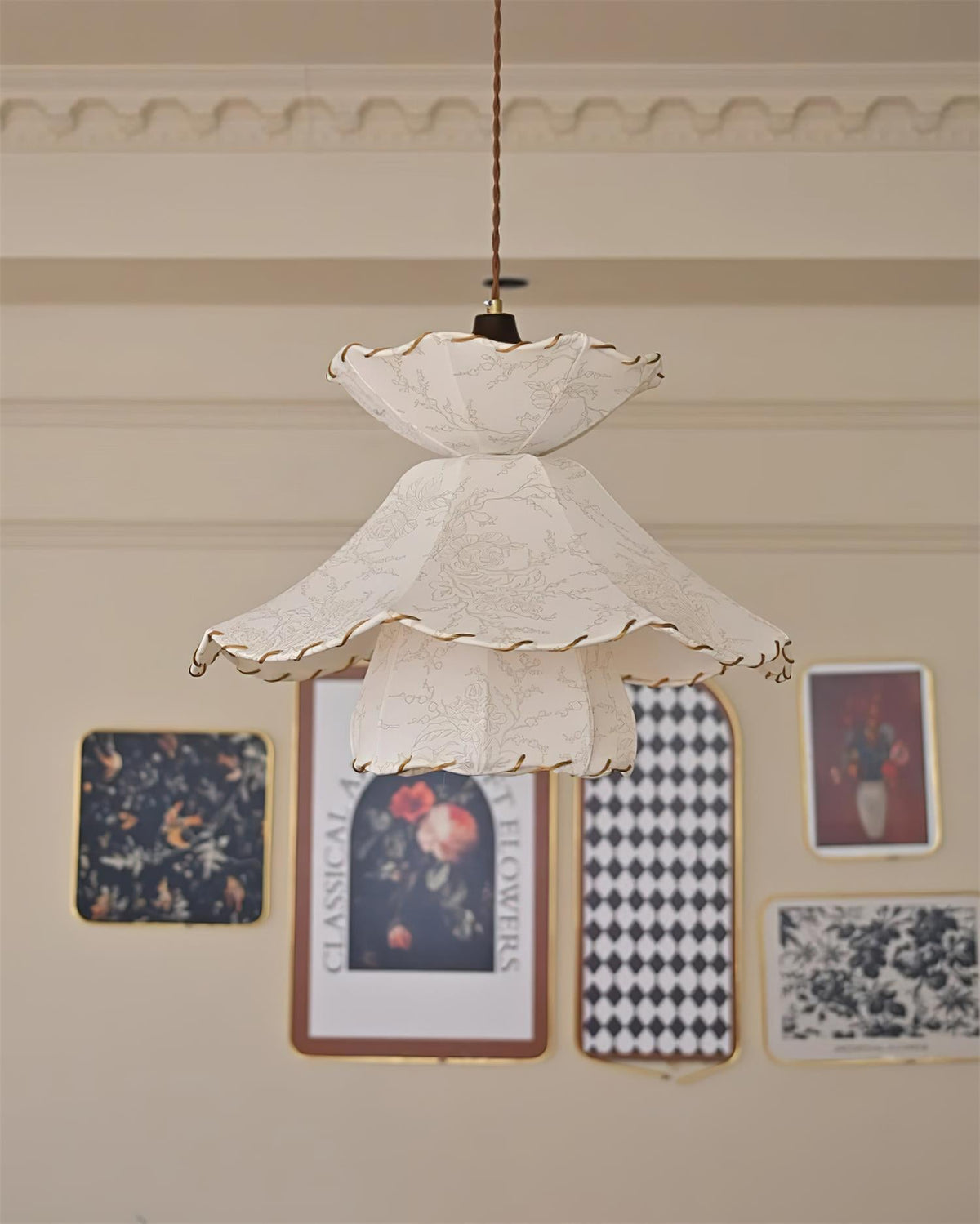 Helia Fabric Pendant Lamp — product view 12