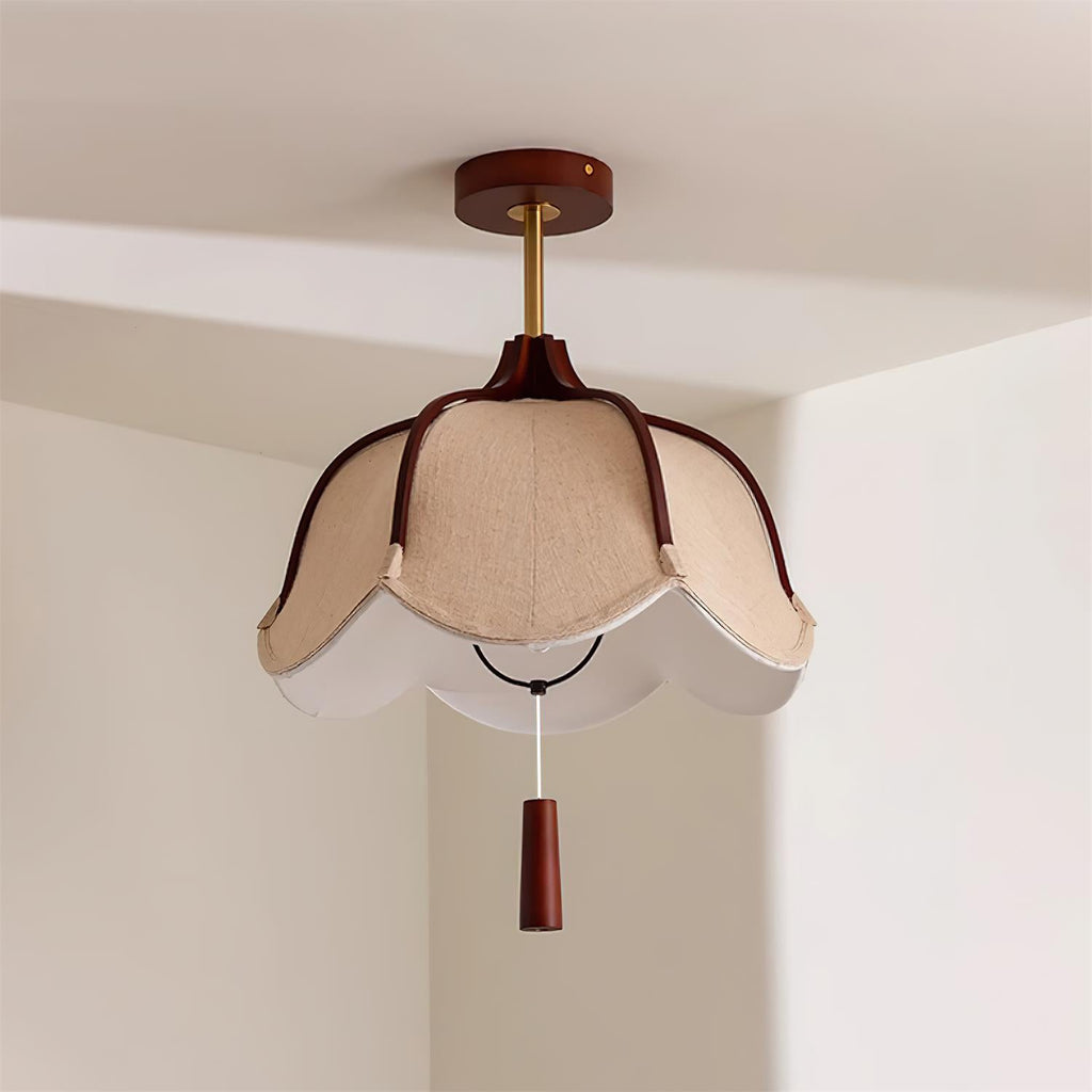Helia Wood Ceiling Light — product view 6