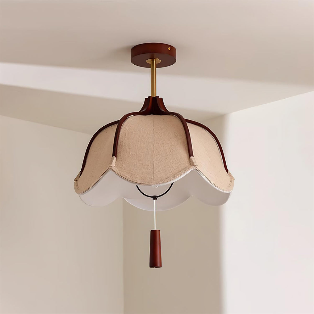 Helia Wood Ceiling Light — product view 6