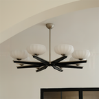 Reya Wood Chandelier — product view 3