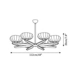 Reya Wood Chandelier — product view 6