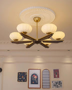 Reya Wood Chandelier — product view 7