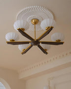 Reya Wood Chandelier — product view 9