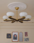 Reya Wood Chandelier — product view 10