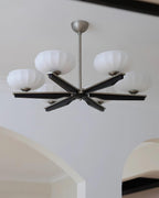 Reya Wood Chandelier — product view 12