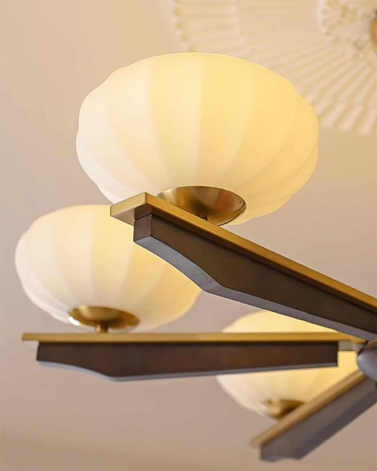 Reya Wood Chandelier — product view 18