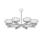 Reya Wood Chandelier — product view 19