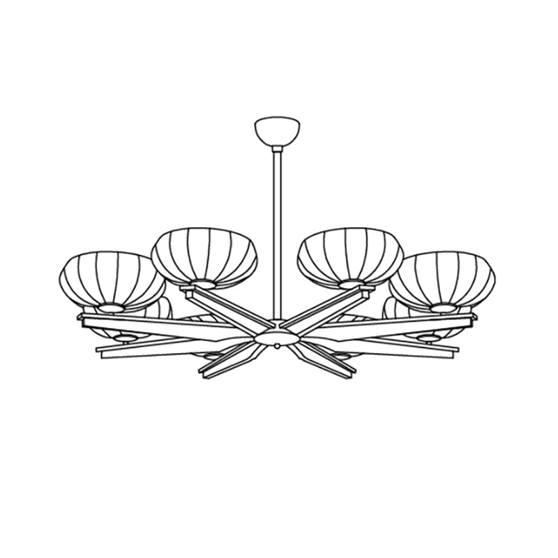 Reya Wood Chandelier — product view 19
