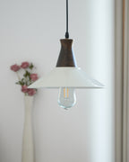 Linna Flower Wood Pendant Lamp — product view 3