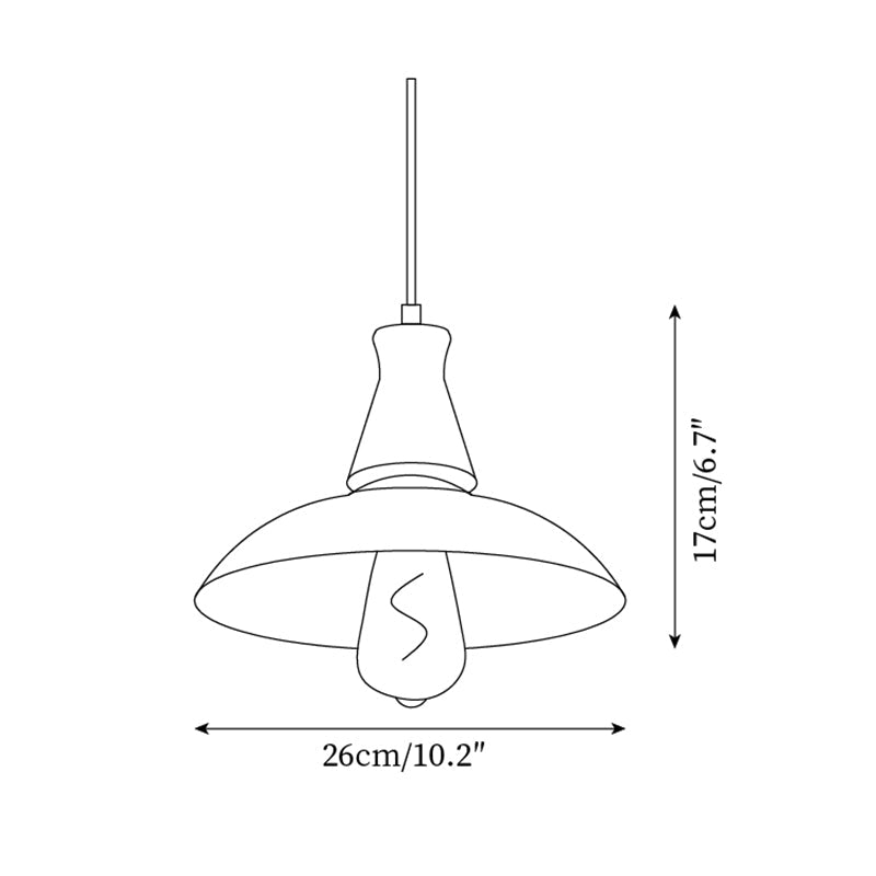 Linna Flower Wood Pendant Lamp — product view 4