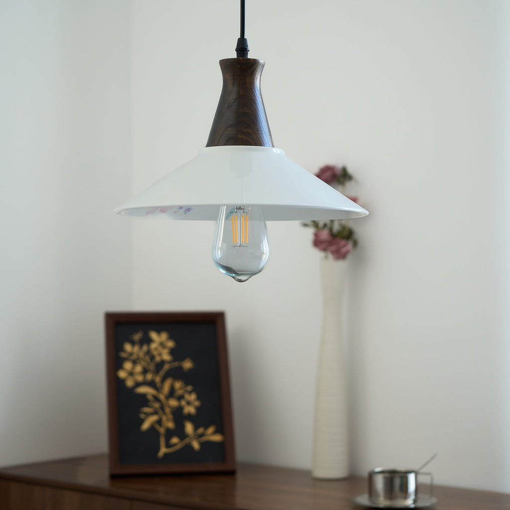 Linna Flower Wood Pendant Lamp — product view 12