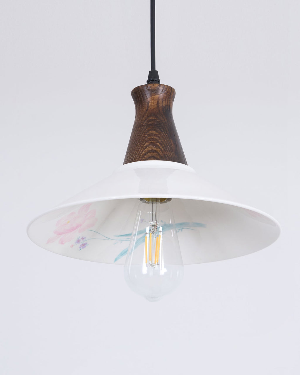 Linna Flower Wood Pendant Lamp — product view 14