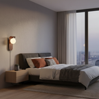 Carlyle Plug In Glass Wall Lamp — product view 8
