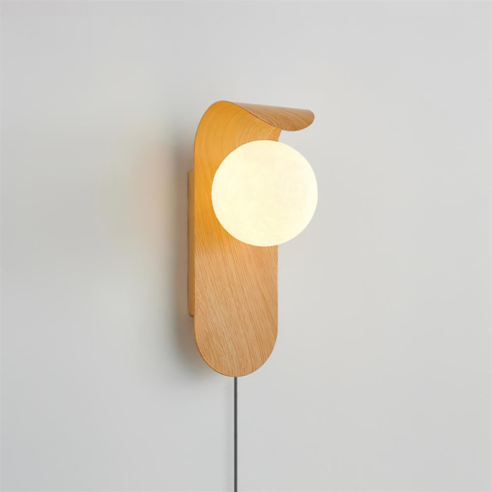 Carlyle Plug In Glass Wall Lamp — product view 15