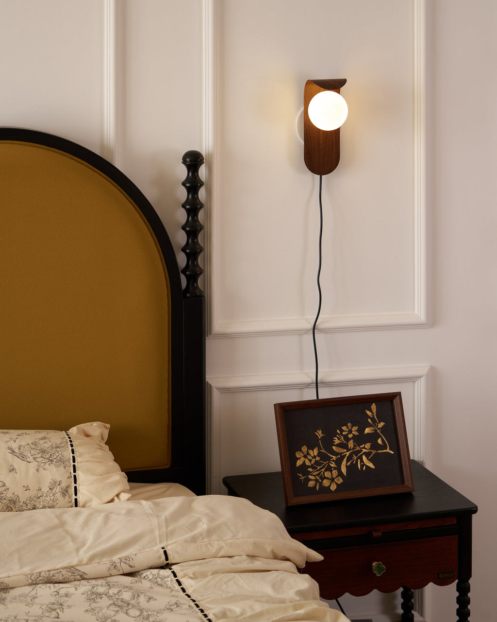 Carlyle Plug In Glass Wall Lamp — product view 26