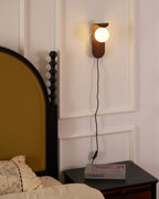 Carlyle Plug In Glass Wall Lamp — product view 30