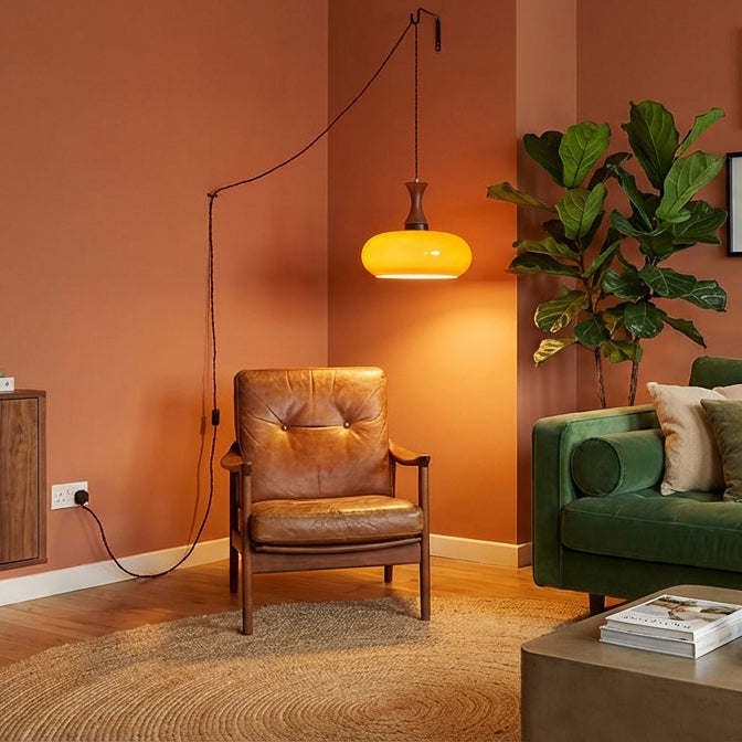 Mayon Plug In Glass Pendant Lamp — product view 14