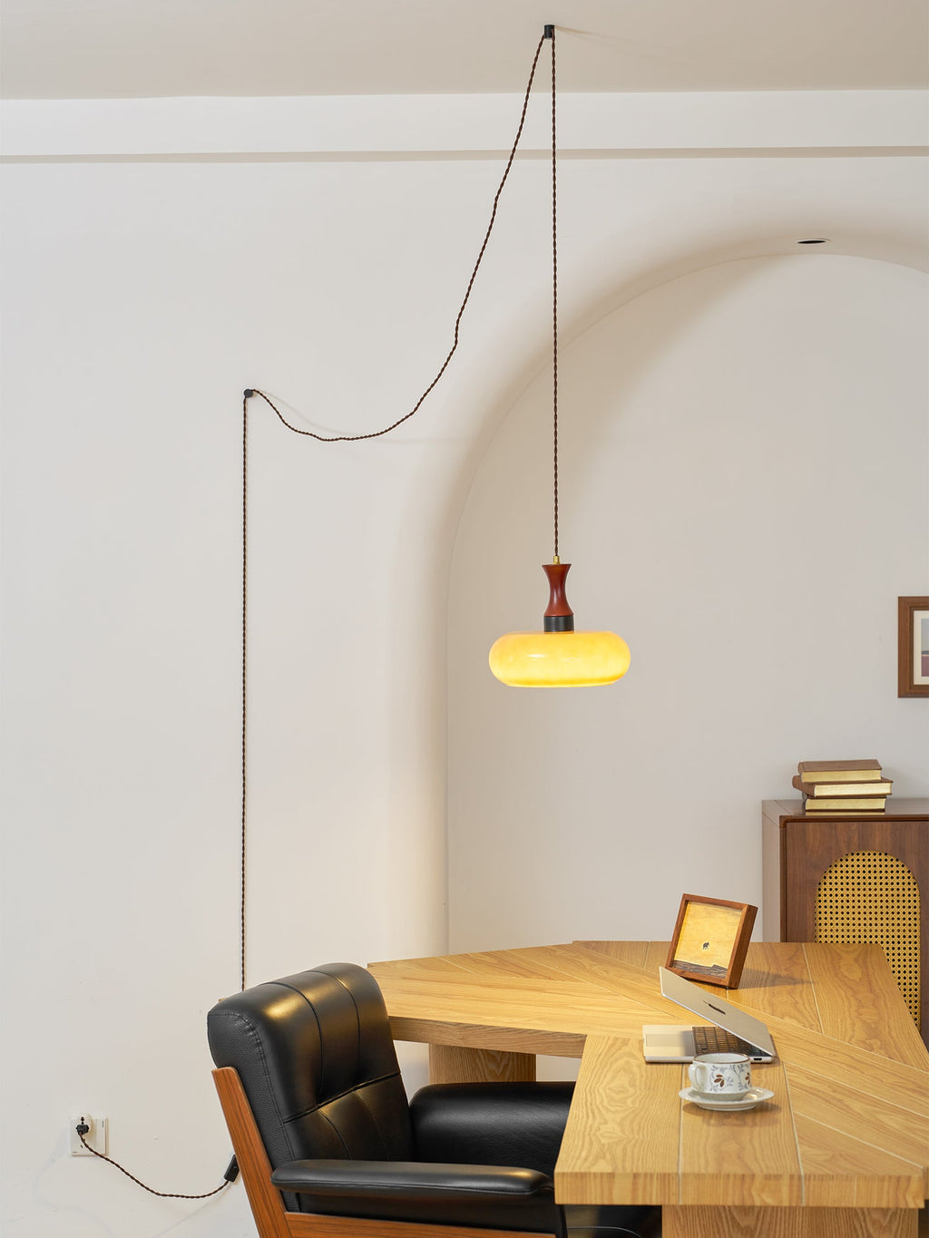 Mayon Plug In Glass Pendant Lamp — product view 24
