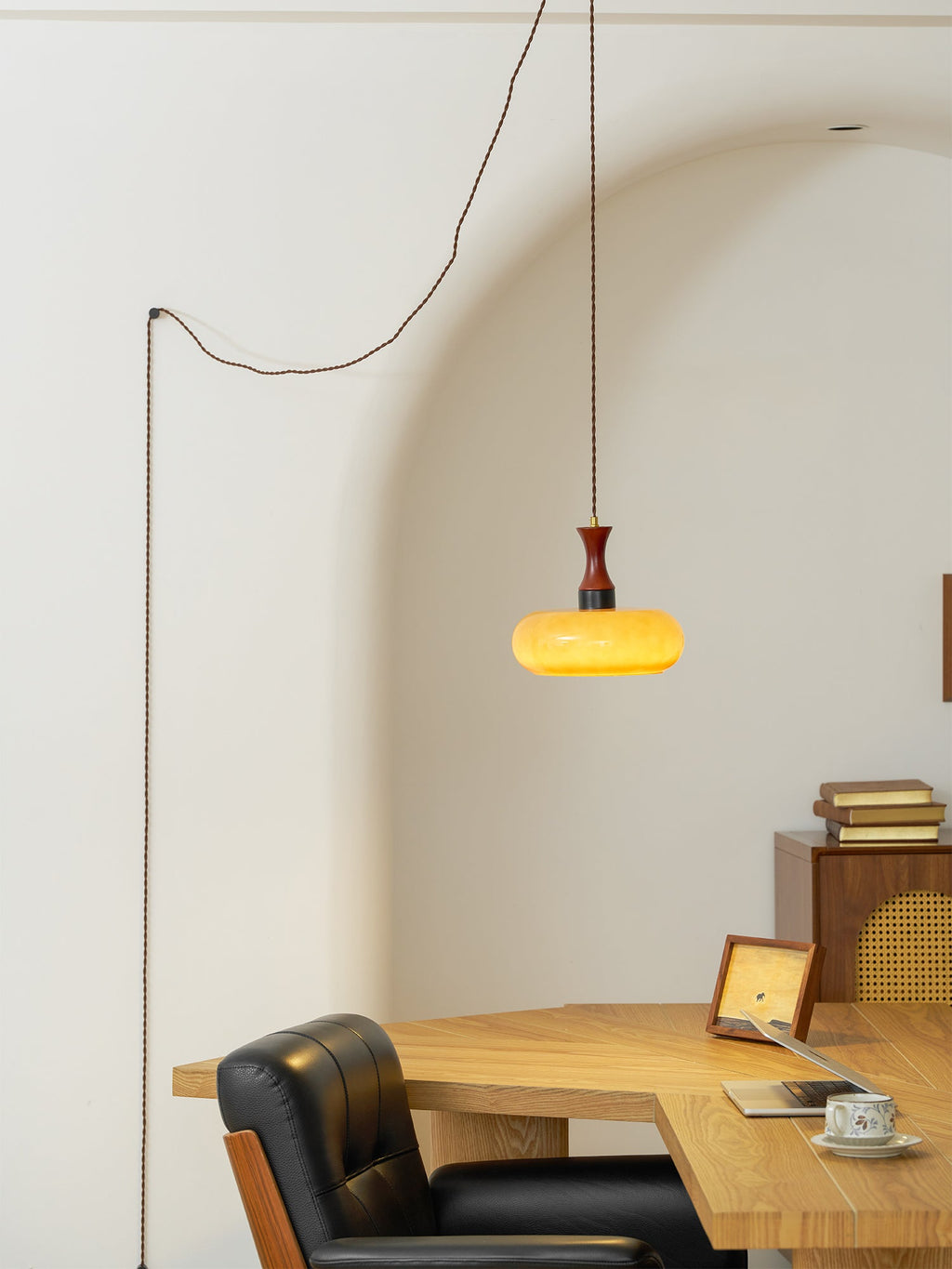 Mayon Plug In Glass Pendant Lamp — product view 25