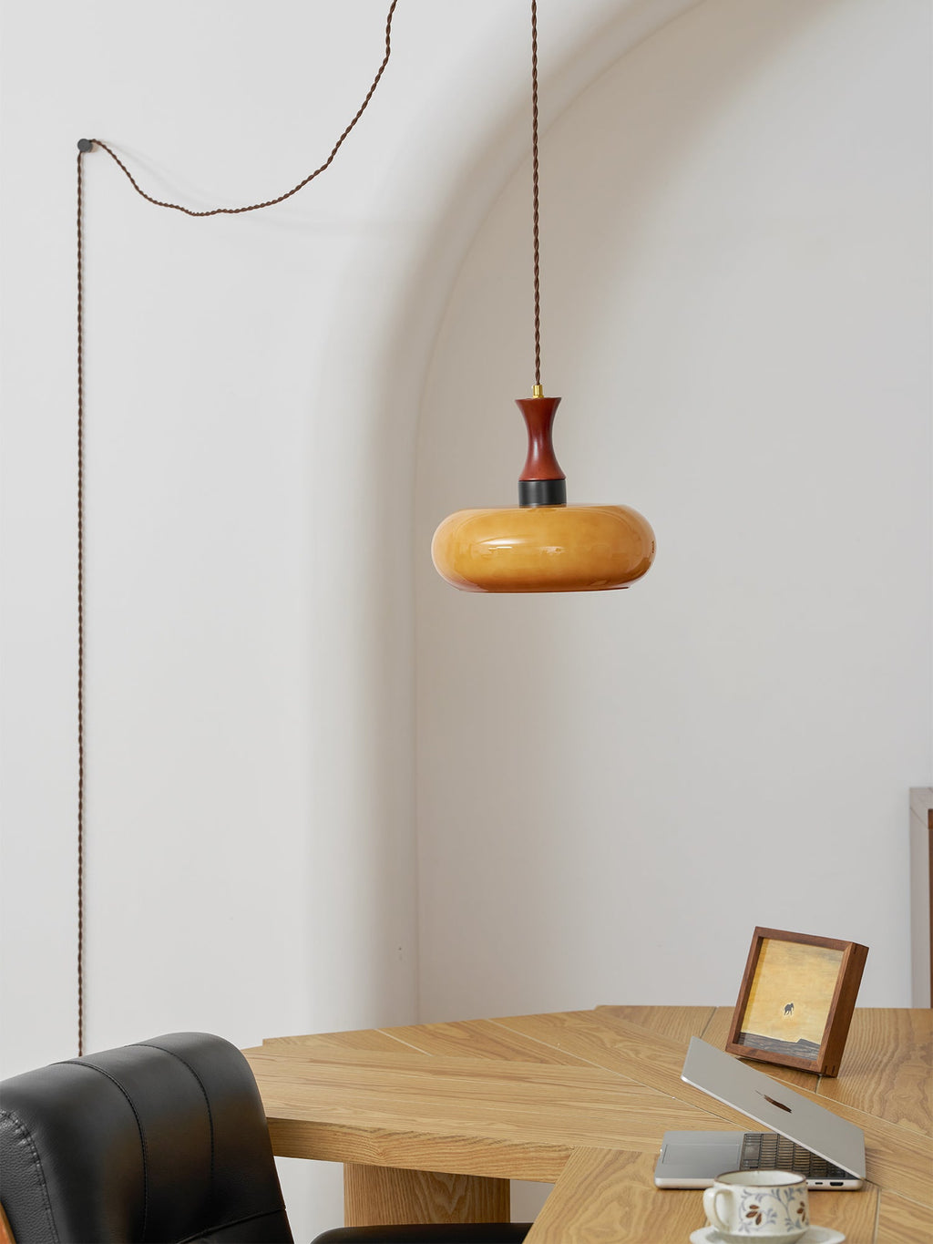 Mayon Plug In Glass Pendant Lamp — product view 28