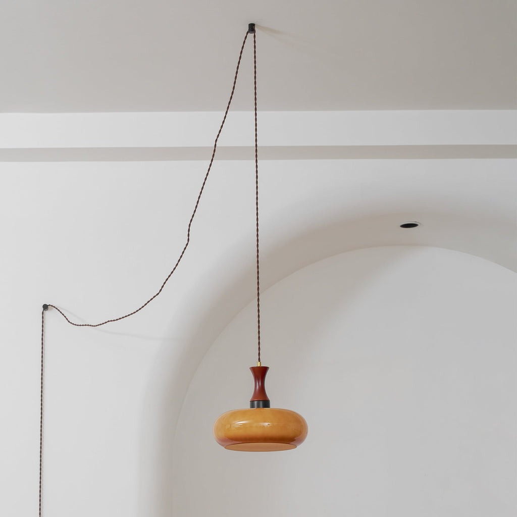 Mayon Plug In Glass Pendant Lamp — product view 30