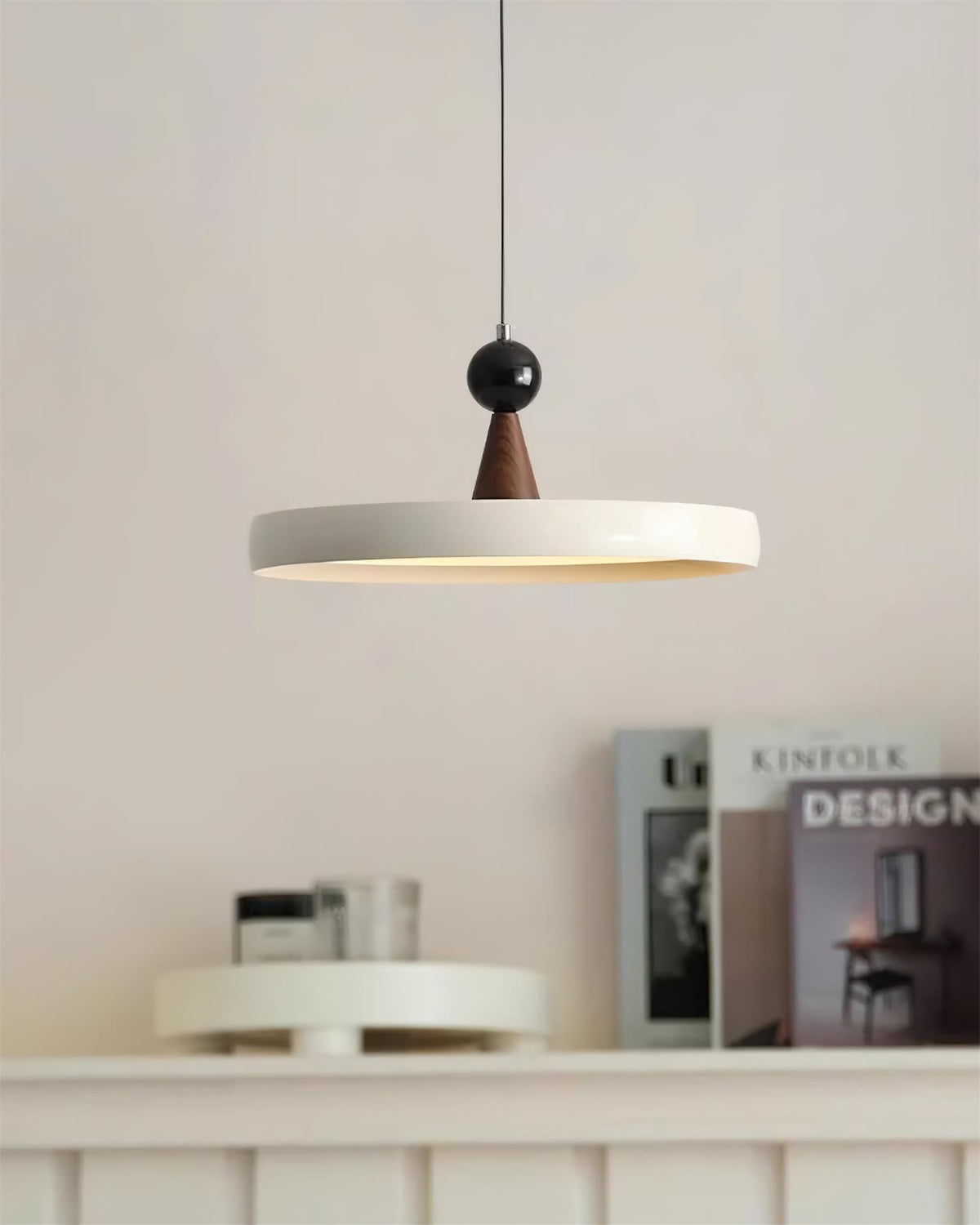 Lodi Swing Arm Metal Pendant Light — product view 3