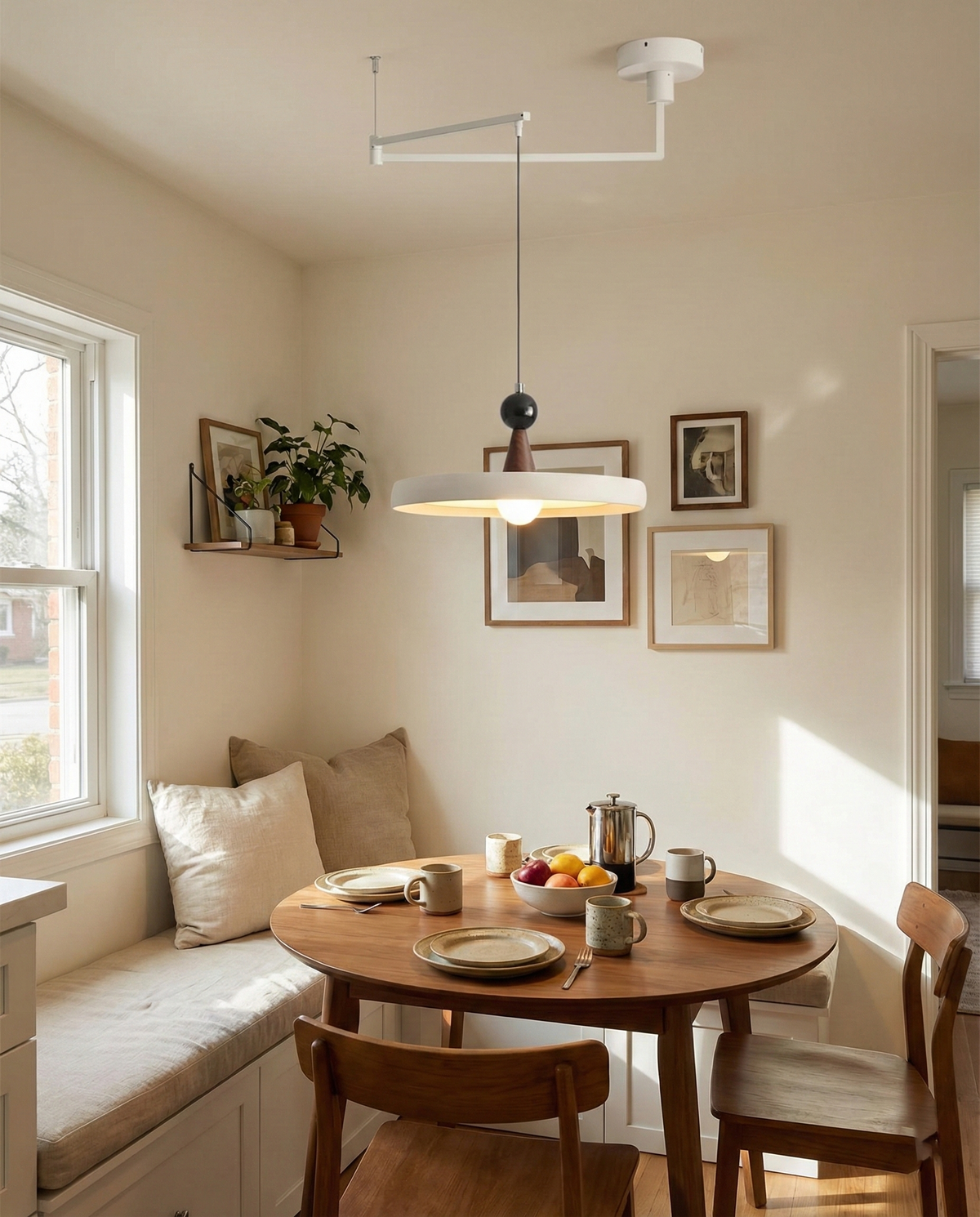 Lodi Swing Arm Metal Pendant Light — product view 9