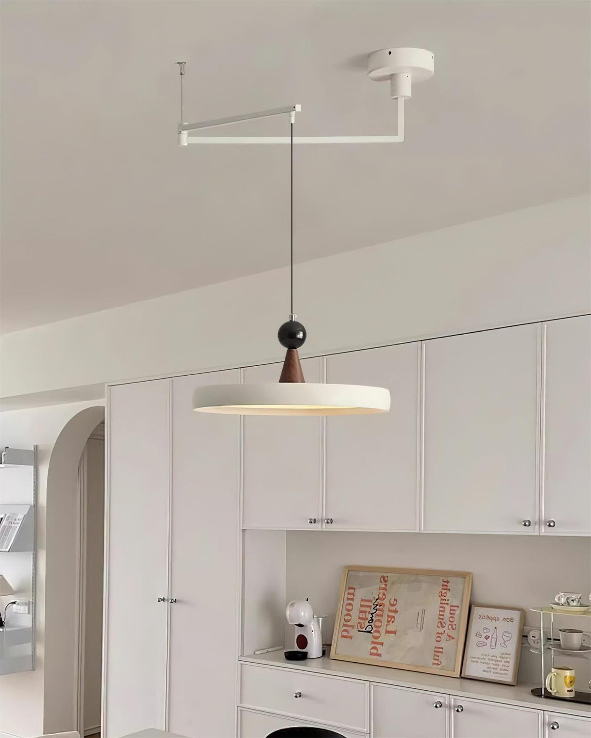 Lodi Swing Arm Metal Pendant Light — product view 15